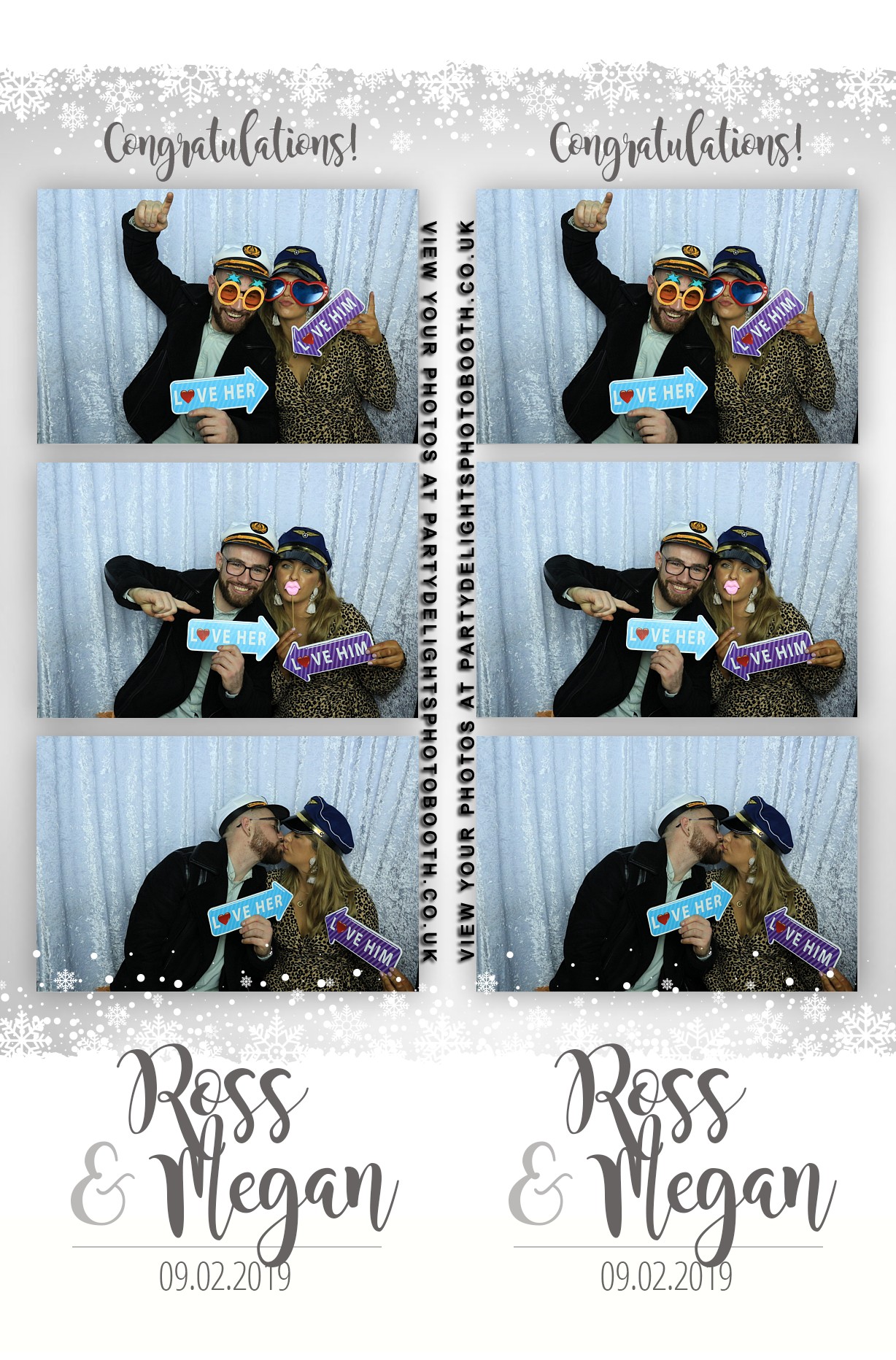 Ross and Megan’s Wedding - Prints | View more photos from the event at gallery.partydelightsphotobooth.co.uk/u/PartyDelightsPhotoBooth/Ross-and-Megan’s-Wedding-Prints